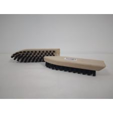Schmutzbürste Holz PP schwarz