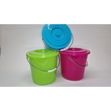 Eimer mit Deckel schwer 10 ltr 28 x 26 cm