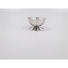 Eisbecher Edelstahl mit Fuß 10 cm 