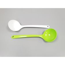 KS Schöpfkelle 300 mm 130ml weiß und grün 