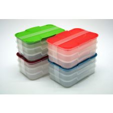 Kühlschrank-Stapelbox 3er flach VE 12