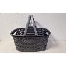 Einkaufskorb Rattan 43x29x23 cm mit 2 Tragegriffen