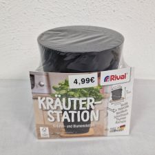 Kräuter-Station 1er mit Holzuntersetzer PAZ 4,99 